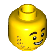 Lego hlava, žlutá (6267083)